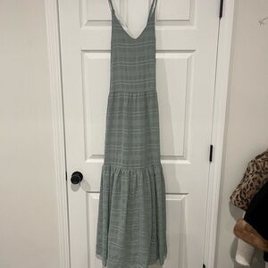 Lulu's Green Tiered Ruffled Sundress
